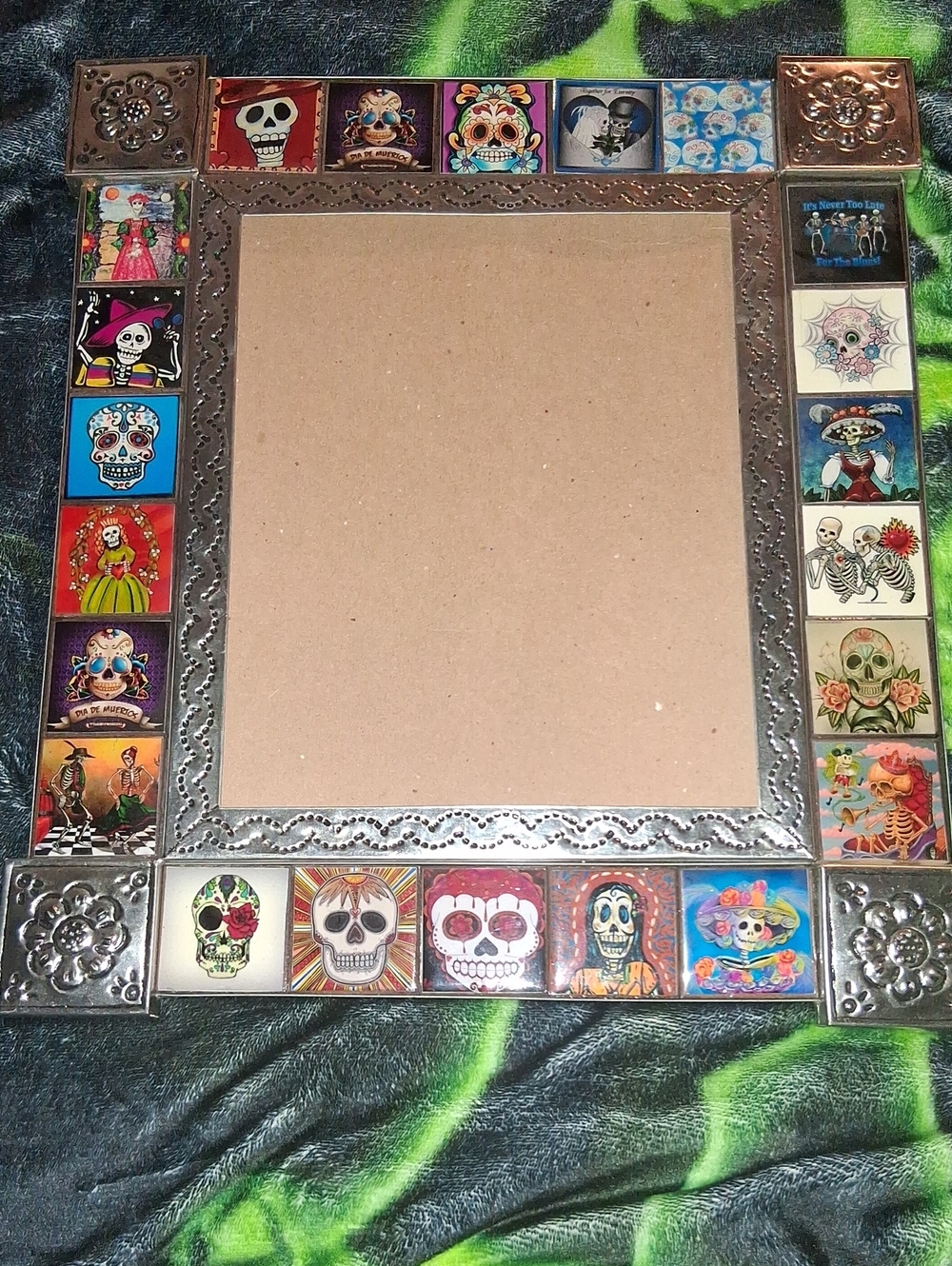 Day of the Dead Decorative Picture Frame - Multicolor
